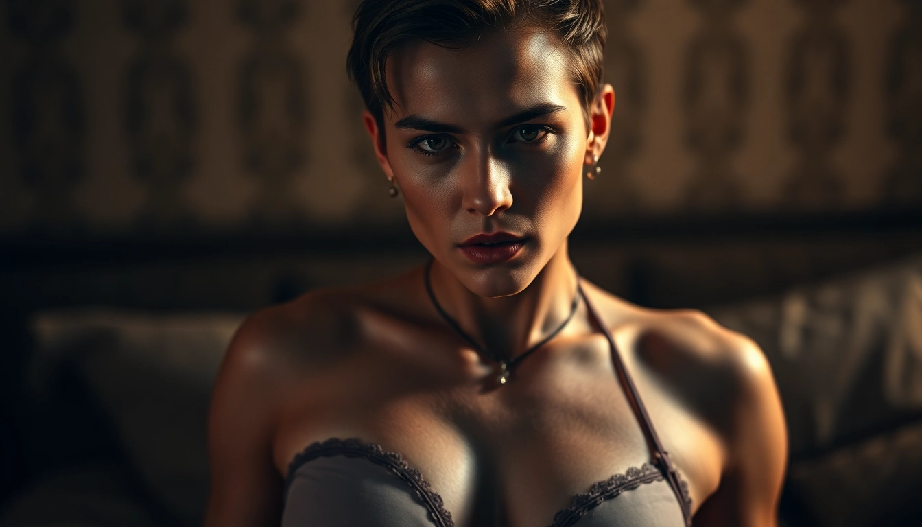 Detailed depiction of a hyper-realistic NSFW AI generator scene showcasing adult characters with natural expressions and textures for realistic visuals