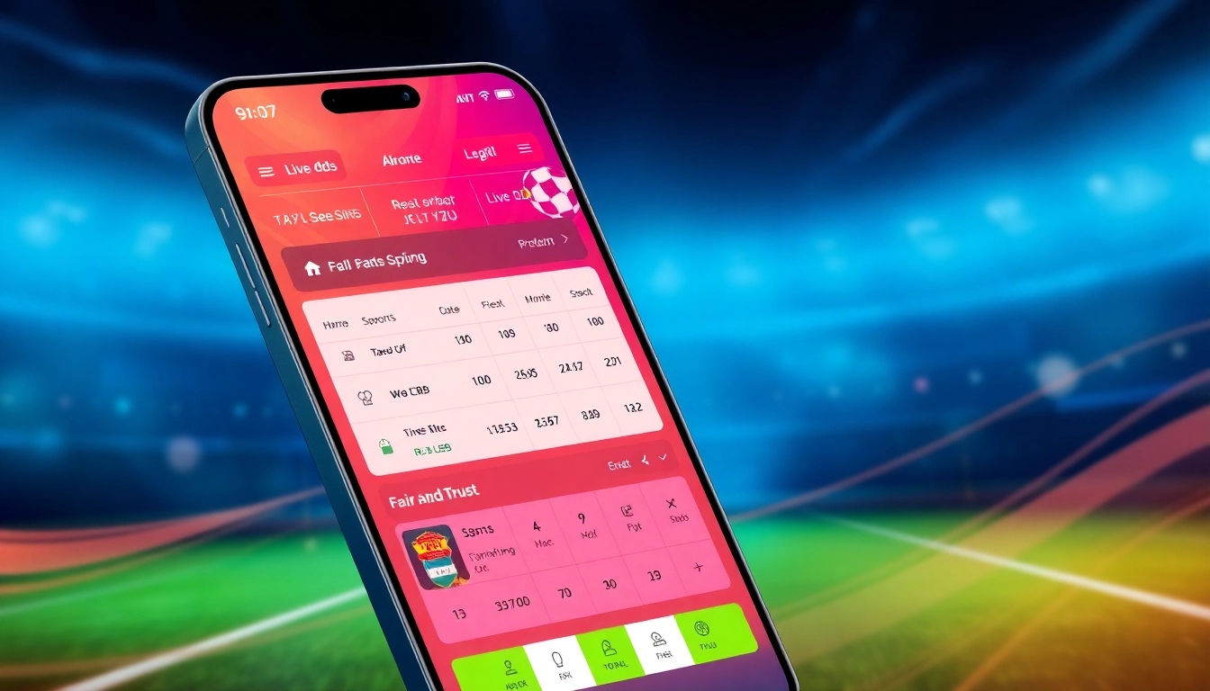 Fairplay club app interface showcasing live betting options and user engagement features for sports enthusiasts.