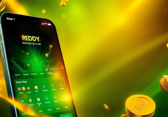 REDDYBOOKCLUB betting platform interface with secure login and sports betting visuals, highlighting trust and user engagement for accessible online gaming.