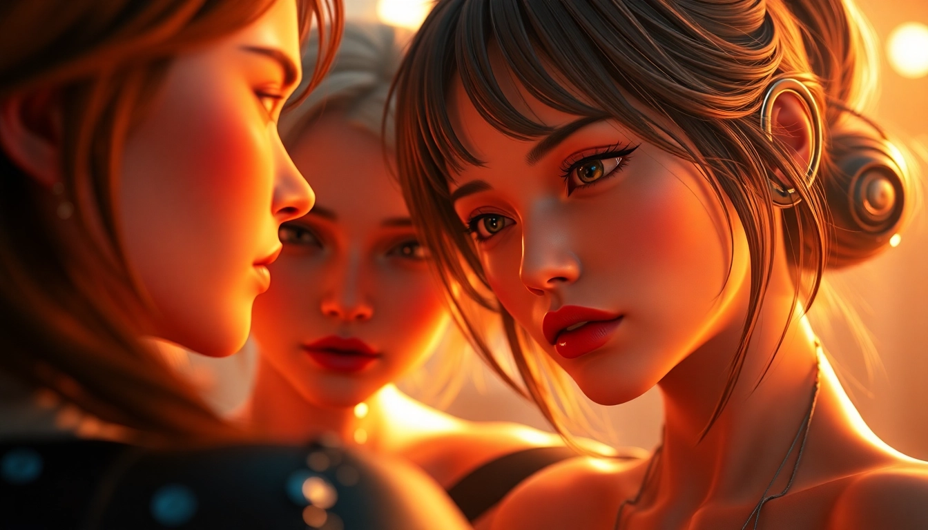 Detailed shot of an nsfw ai generator creating hyper-realistic adult visuals with emotional depth and vivid colors.